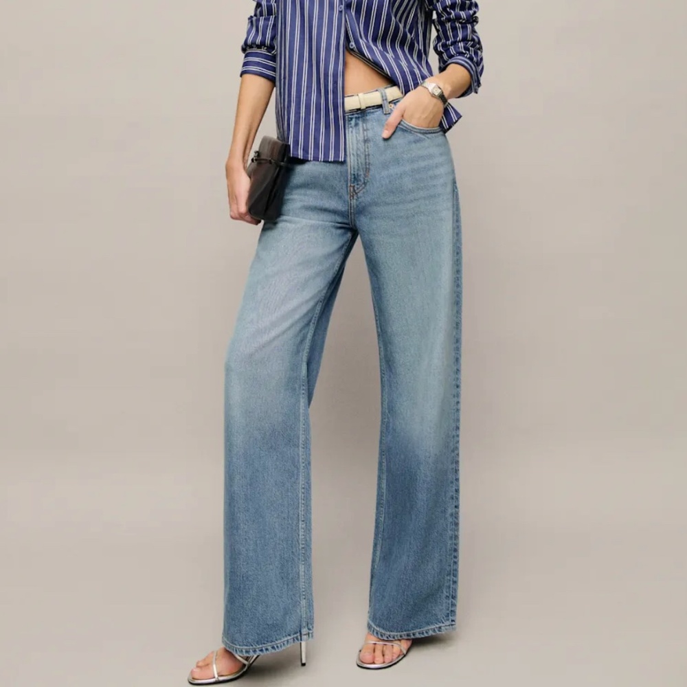 Reformation Palmer Light Blue Women Jeans